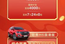 綜合優惠至高4萬元 哈弗推全系購車權益-深圳汽車網