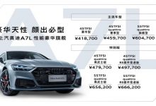 售41.87萬元起 新款上汽奧迪A7L上市-深圳汽車網